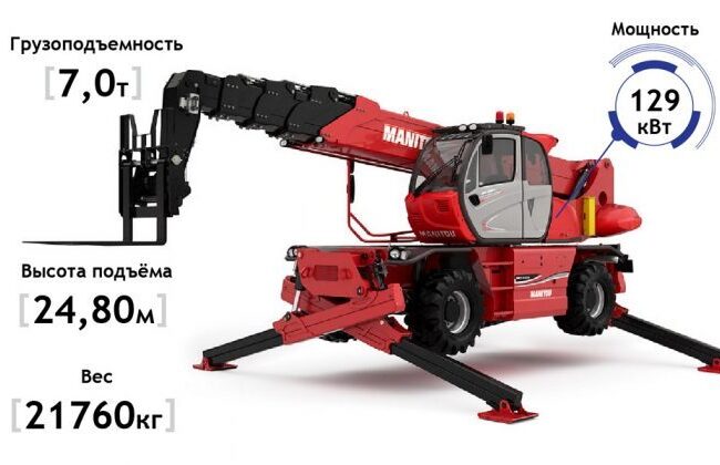 Телескопический погрузчик Manitou MRT-X 2470 PRIVILEGE PLUS